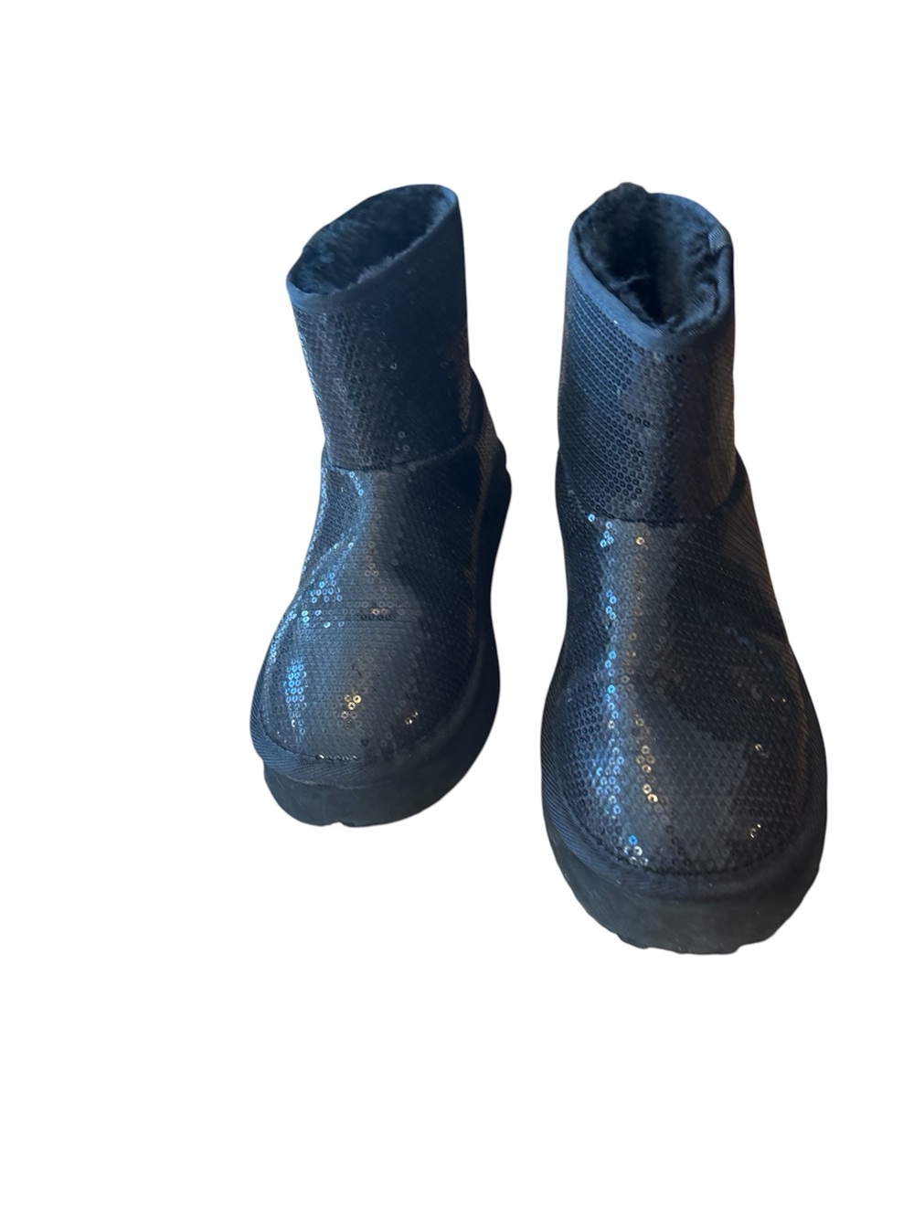 Juicy Couture women sparkly boots used once size 10